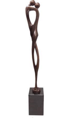Bronzen Sculptuur "Innige omhelzing "